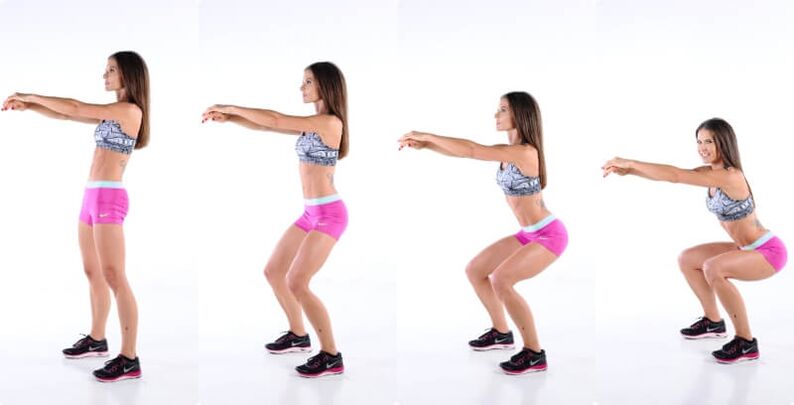 Des squats pour perdre du poids et renforcer les muscles des jambes et des fesses